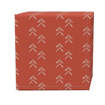 Napkin Set of 4, 100% Cotton, 20x20", Grunge Texture