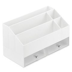 mDesign Plastic Nail Polish Storage Organizer Caddy Box, 5