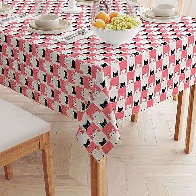 Square Tablecloth, 100% Cotton, 60x60
