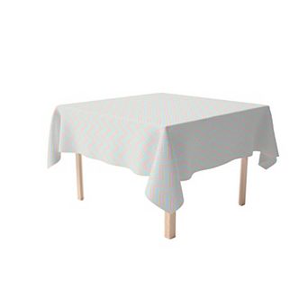 Rectangular Tablecloth, 100% Cotton, 60x84", Easter Chevron