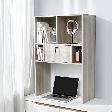 Yak About It® Locking Safe Desktop Bookshelf
