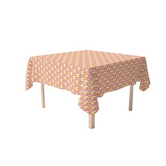 Square Tablecloth, 100% Cotton, 60x60", Cinema Popcorn