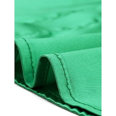 Satin Work Blouses for Women's Collar Sleeveless Button Down Shirts