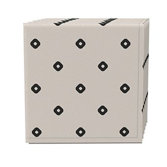 Napkin Set of 4, 100% Cotton, 20x20", Repeat Dot Design