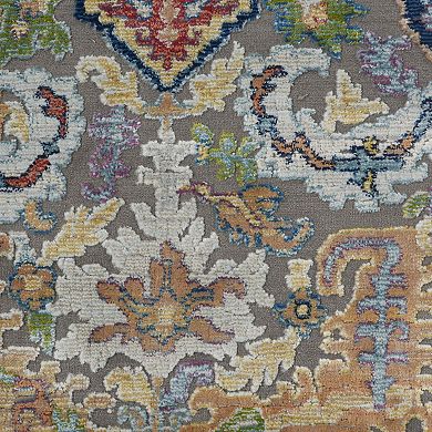 Nourison Global Vintage Traditional Bordered Indoor Area Rug