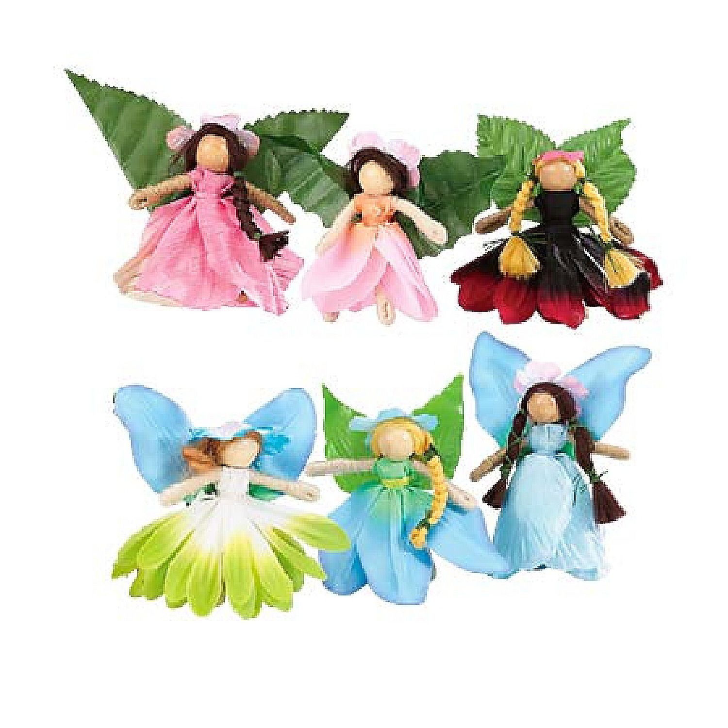 Juvale 8 Piece Miniature Fairy Garden Accessories Outdoor Decor Figurines Kit for Kids, Mini Whimsical Ornaments and Decorations for Patio, House