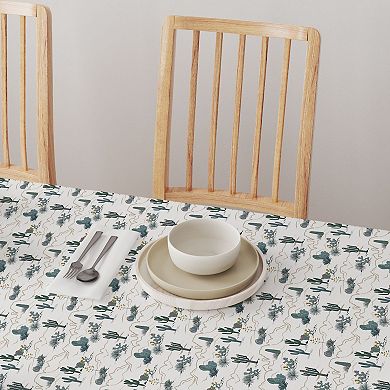Square Tablecloth, 100% Cotton, 60x60", Canyon Design