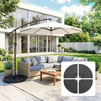 cheap patio table and chairs with umbrella Style Selections Ashton 5 -Piece Black Patio Dining Set Steel Square Table with 4 Stationary Chairs one_size