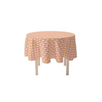 Round Tablecloth, 100% Cotton, 60 Round", Cinema Popcorn