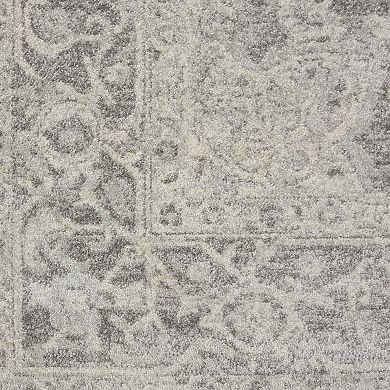 Nourison Tranquil Vintage Persian Center Medallion Area Rug