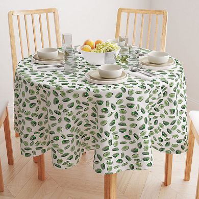 Round Tablecloth, 100% Cotton, 60 Round", Cocktail Limes