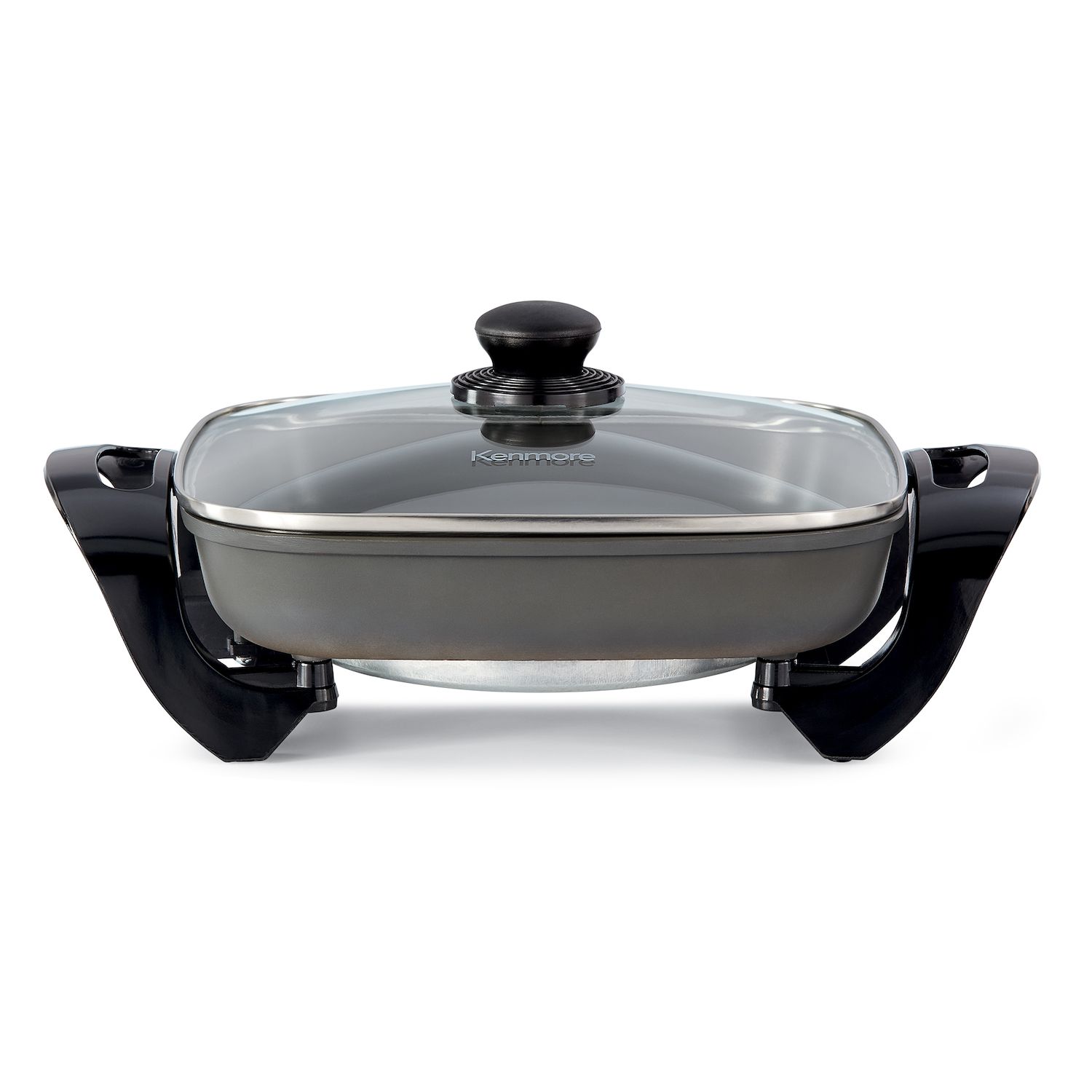 Brentwood Sk-46 8-inch Nonstick Electric Skillet In Black With Lid