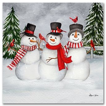 COURTSIDE MARKET Winter Pals Canvas Wall Art