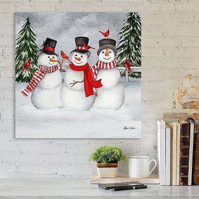 COURTSIDE MARKET Winter Pals Canvas Wall Art