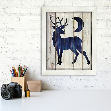 COURTSIDE MARKET Navy Blue Buck Canvas Wall Art