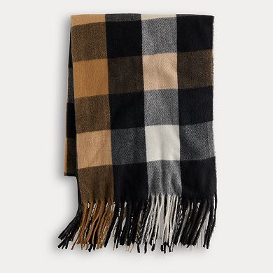 Women's Sonoma Goods For Life® Plaid Oblong Scarf