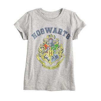 Girls 7-16 Hogwarts Harry Potter Short Sleeve Graphic Tee