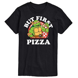 Big & Tall TMNT First Pizza Graphic Tee