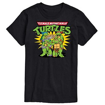 Big & Tall TMNT Pizza Dudes Graphic Tee