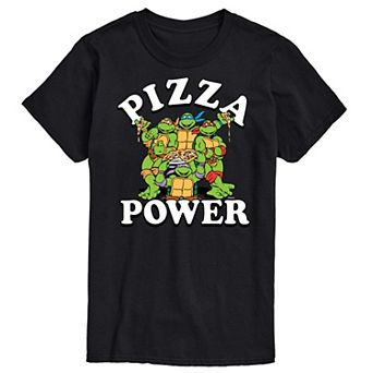 Big & Tall TMNT Pizza Power Graphic Tee
