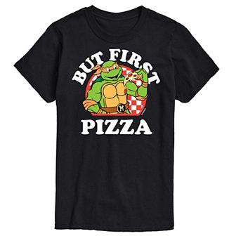 Big & Tall TMNT First Pizza Graphic Tee