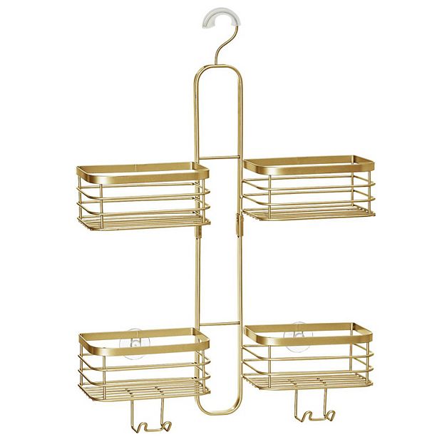 Mdesign Metal Steel 4 Basket Hanging Bathroom Shower Caddy : Target