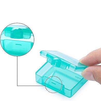 Sukuos Small Pill Box 3pcs, Cute Travel Pill Case Portable Pocket Purse
