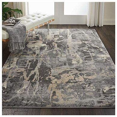Nourison Fusion Abstract Brush Indoor Rug