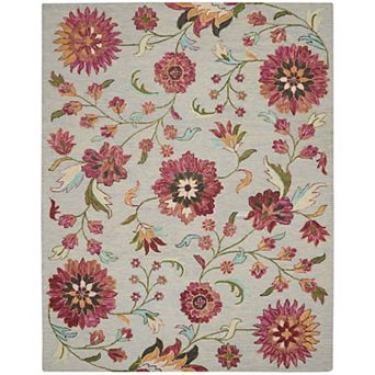 Nourison Bahari Floral Farmhouse Indoor Rug