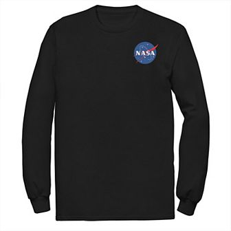 Big & Tall NASA Logo Left Chest Graphic Tee
