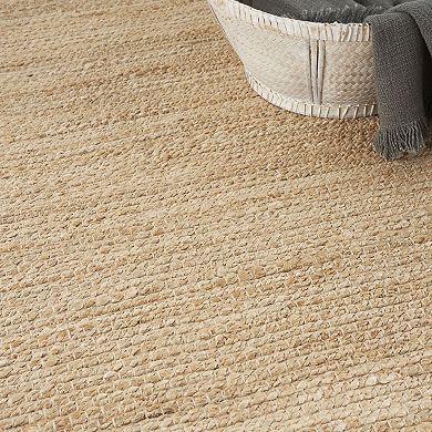 Nourison Farmhouse Natural Jute Flatwoven Rug