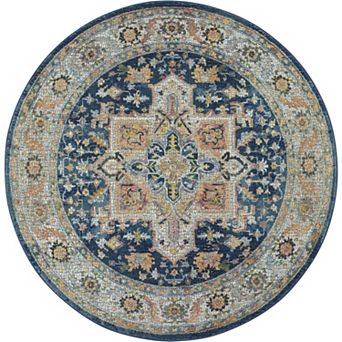 Nourison Global Vintage Center Medallion Indoor Area Rug