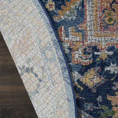 Nourison Global Vintage Center Medallion Indoor Area Rug