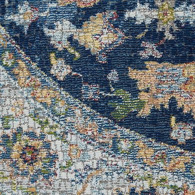 Nourison Global Vintage Center Medallion Indoor Area Rug