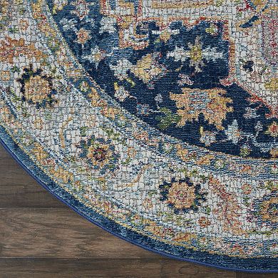 Nourison Global Vintage Center Medallion Indoor Area Rug
