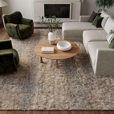 Nourison Luxurious Shag Abstract Textures Area Rug