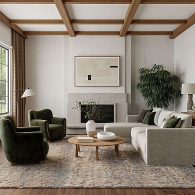 Nourison Luxurious Shag Abstract Textures Area Rug