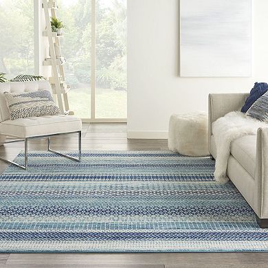 Nourison Passion Transitional Stripes Indoor Rug