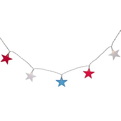 Northlight 20-Count Patriotic Americana Star LED String Lights