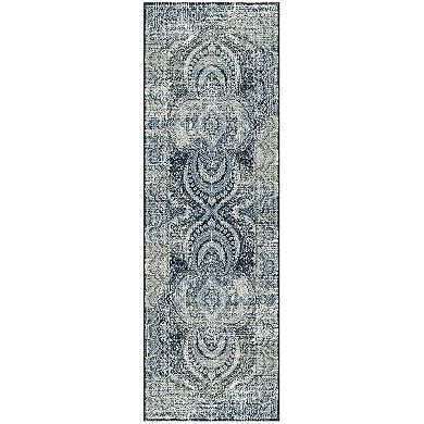 SUPERIOR Salford Modern Medallion Non-Slip Indoor Area Rug