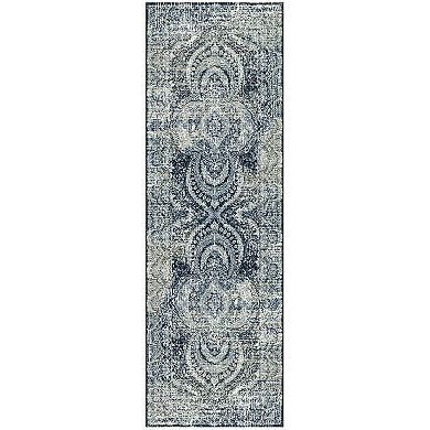 SUPERIOR Salford Modern Medallion Non-Slip Indoor Area Rug