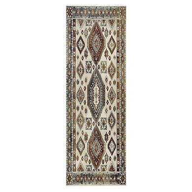 SUPERIOR Taimak Geometric Sangria Southwestern Indoor Area Rug