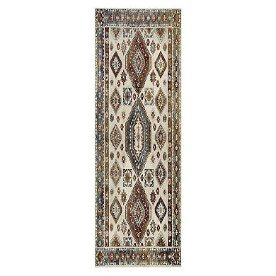 SUPERIOR Taimak Geometric Sangria Southwestern Indoor Area Rug