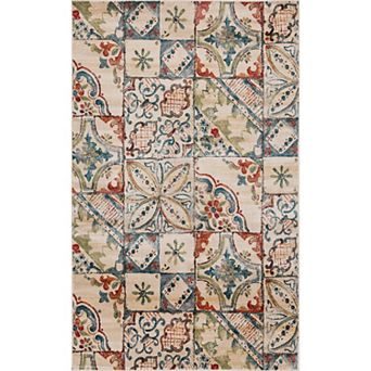SUPERIOR Vanessa Rustic Patchwork Indoor Modern Area Rug
