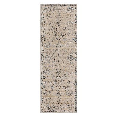 SUPERIOR Basilio Modern Farmhouse Medallion Indoor Area Rug
