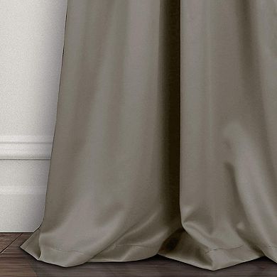 Grey Room Darkening Curtain Panel Pair - 55" W X 98" L (Set of 2)