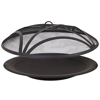 Sunnydaze Classic Elegance Replacement Fire Pit Bowl and Spark Screen