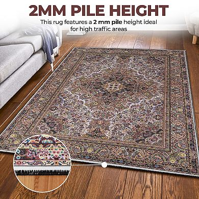 SUPERIOR Traditional Medallion Area Rug or Runner