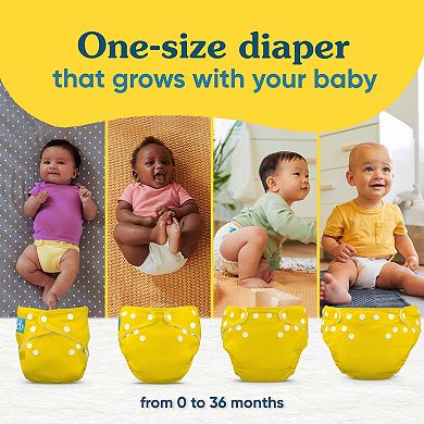 Charlie Banana 3-Pack One Size Cloth Diapers