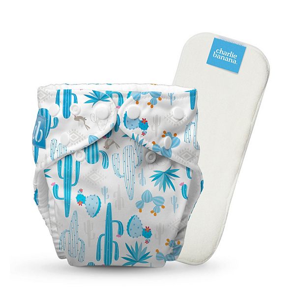 Charlie Banana Reusable Cloth Diaper - Cactus Azul